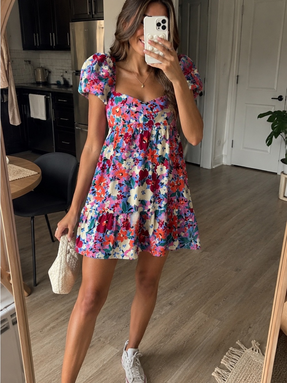 Vici Babydoll Floral Dress | Size M